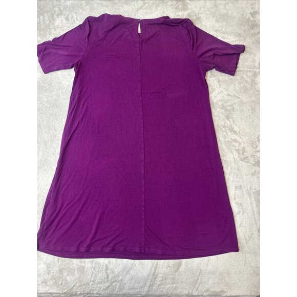 Women’s Eileen Fisher Dress Purple Stretch Size Medium - Picture 13 of 13